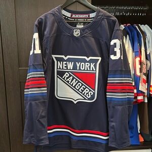 Igor Shesterkin New York Rangers Fanatics Alternate Premium NHL Jersey - Navy